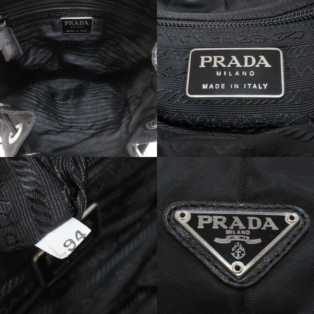 Prada logo Backpack Rucksack Daypack - Picture 5 of 11